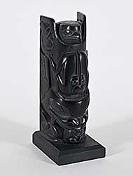 #1268 ~ Russ - Untitled - Totem of Figures and Faces