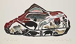 #1386 ~ Tullaugak - Men Hunting Animals  #34/50