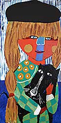 #183 ~ Kupczynski - Untitled - Girl and Cat
