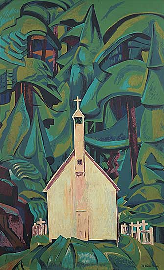 #1060 ~ Carr - Church at Yuquot Village [formerly Indian Church; and White Church]