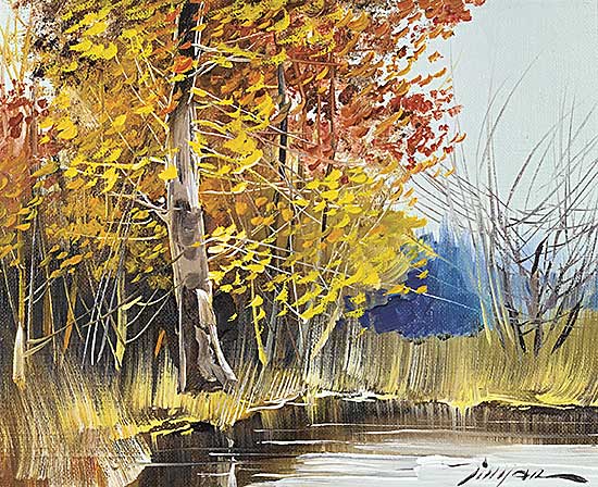 #1067 ~ Chan - Untitled - Trees in Fall