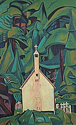 #1060 ~ Carr - Church at Yuquot Village [formerly Indian Church; and White Church]