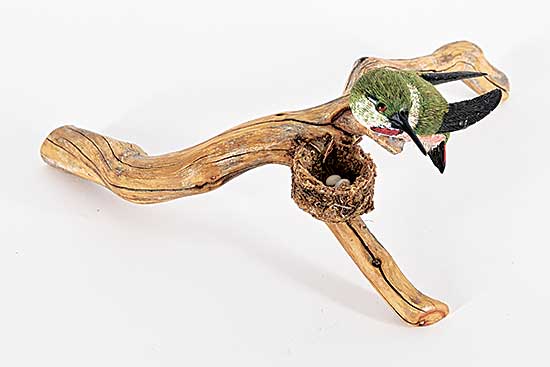 #1144 ~ Goerg - Untitled - Hummingbird with Nest