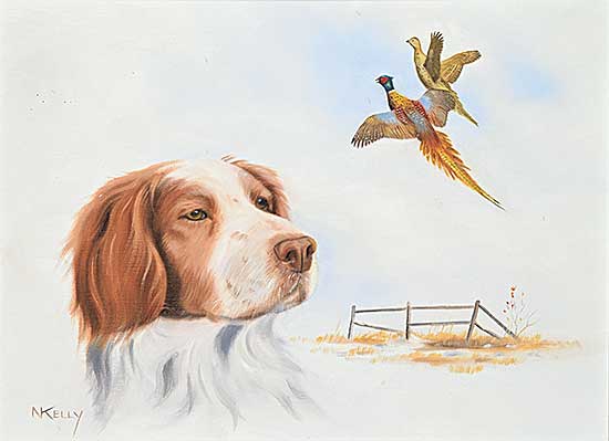#1206 ~ Kelly - Hunting Scene - Brittany