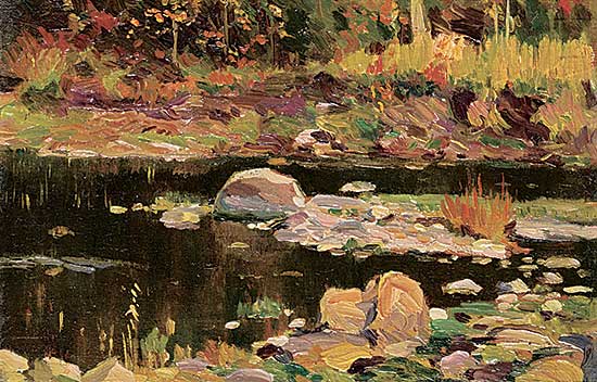 #1214 ~ Kilgour - Untitled - Edge of the Pond
