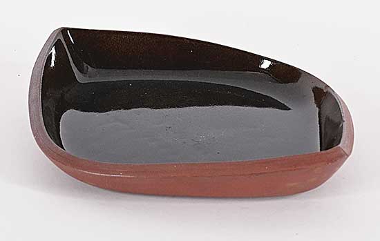 #1241 ~ Lindoe - Untitled - Wine Leaf Form Dish