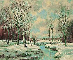 #1179 ~ Hendriks - Untitled - Stream in Winter