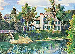 #1196 ~ Hyndman - Untitled - Our Home on the Lake