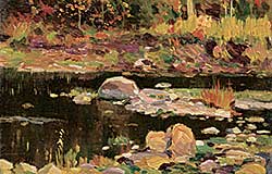 #1214 ~ Kilgour - Untitled - Edge of the Pond