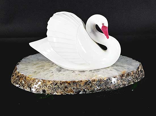 #1363 ~ Sopel - Lakeside Seranade - White Swan