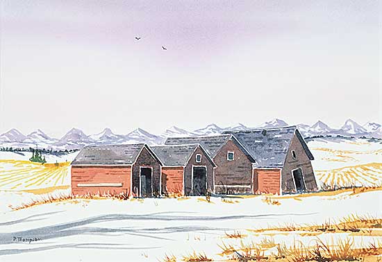 #1380 ~ Thompson - Untitled - Four Barns