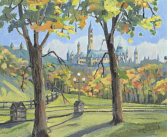 #1406 ~ Vallevand - The Houses of Parliament from Major's Hill Park