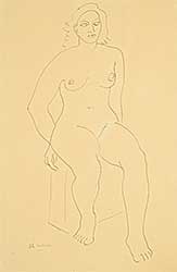 #1068 ~ Cosgrove - Untitled - Seated Nude