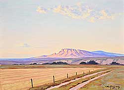#1109 ~ Gissing - Untitled - Pink Ridge in the Distance