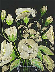 #1318 ~ Stewart [McKee] - Untitled - White Flowers