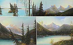 #2418 ~ Wride - Group of 4 Works