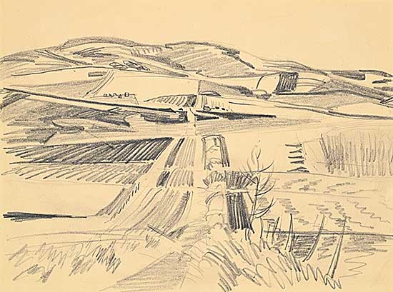 #1008 ~ Kerr - Landscape Drawing