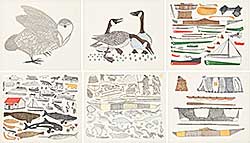 #1279 ~ Pootoogook - A Collection of Etchings: Portfolio IV