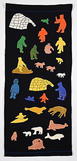 #1322 ~ School - Untitled - Arctic Life Tapestry