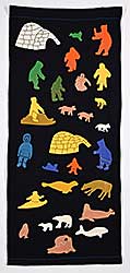 #1322 ~ School - Untitled - Arctic Life Tapestry