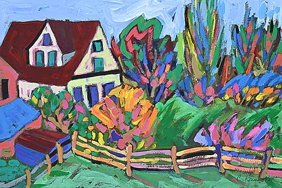 #1580 ~ Reimer - A Garden on Moss Street