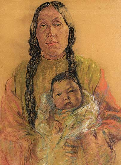 #42 ~ de Grandmaison - Untitled - Mother and Child