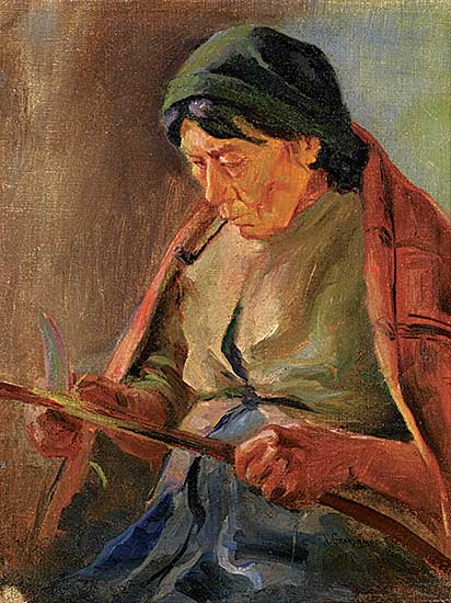 #43 ~ de Grandmaison - Untitled - Woman Working