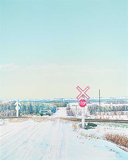 #139 ~ Webb - Wiley's Crossing - Winter [Near Heath, Alta.]