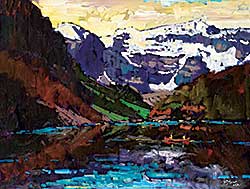 #112 ~ Patterson - Paddling Lake Louise