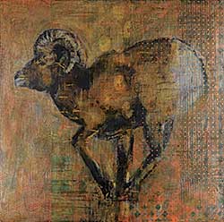 #255 ~ Thomas - Animal Painting #135 [Mt. Sheep]