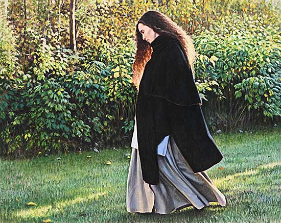 #581 ~ Richard - Untitled - Woman in Cloak