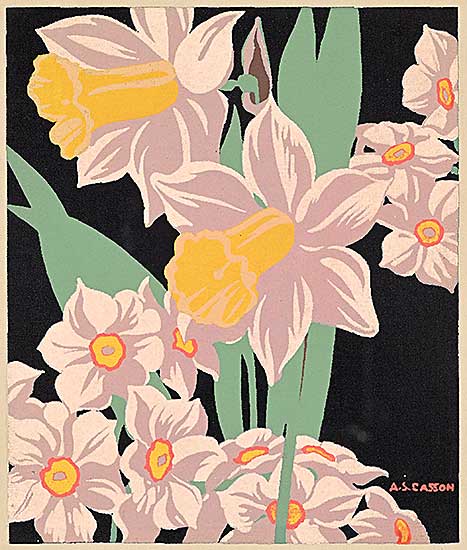 #2057 ~ Casson - Untitled - Daffodils