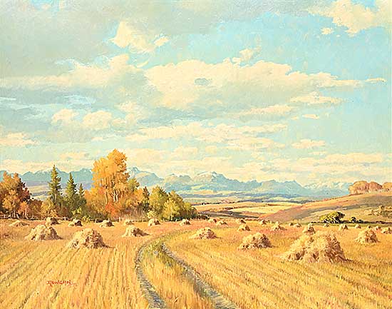 #2073 ~ Crockford - Autumn in the Foothills [Nr. Black Diamond, Alta.]