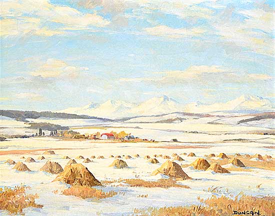 #2075 ~ Crockford - Untitled - Early Snow Foothills