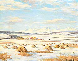 #2075 ~ Crockford - Untitled - Early Snow Foothills