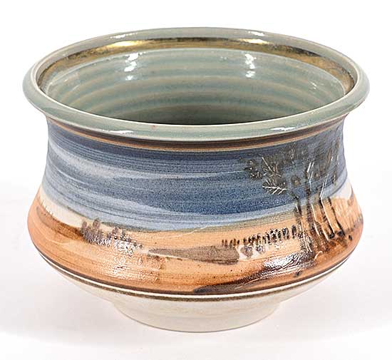 #2092 ~ Drohan - Untitled - Landscape Pot