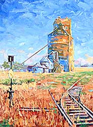 #2111 ~ Forsythe - Hanna Grain Elevator