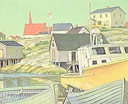 #2272 ~ Plant - The Church on the Hill - Peggy's Cove, N.S.