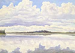 #2352 ~ Turner - Cloud Reflections, Bear Lake