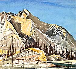 #2365 ~ Weber - A Mountain East of Jasper [Near Henry House]