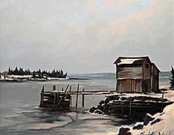 #2382 ~ Wood - Hackett's Cove - Nova Scotia