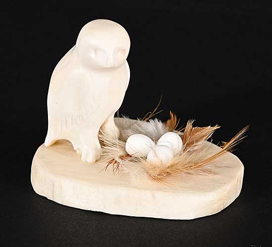 #1046 ~ Ekomiak - Bird and Nest [Snow Owl]