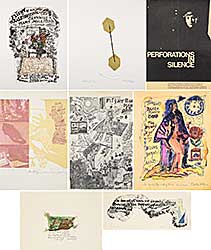 #1308 ~ Bates - Untitled - Seven Prints Plus a Poster