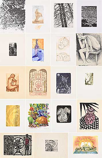 #1408 ~ School - Alberta Printmakers' Society - 10 Year Anniversary Portfolio [Incomplete]  #16