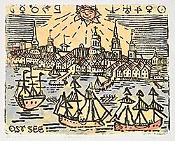 #1418 ~ Siebner - Hanseatic Town  #Artist's Proof