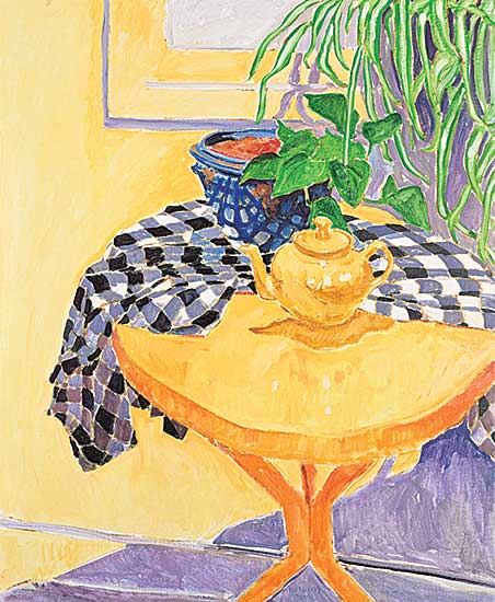 #111 ~ McInnis - Yellow Teapot and Table