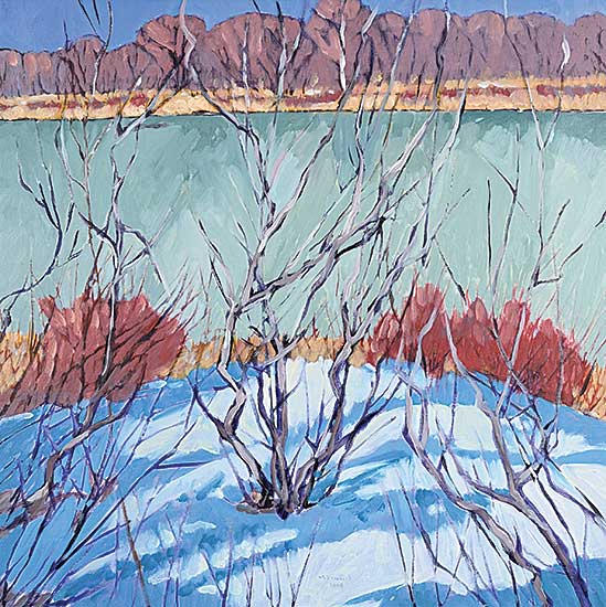#112 ~ McInnis - Untitled - Spring Thaw at the River's Edge