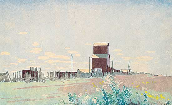 #126 ~ Phillips - Grain Elevators at La Salle, Manitoba