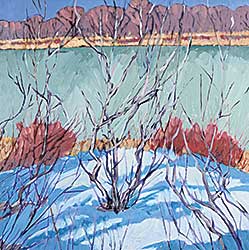 #112 ~ McInnis - Untitled - Spring Thaw at the River's Edge