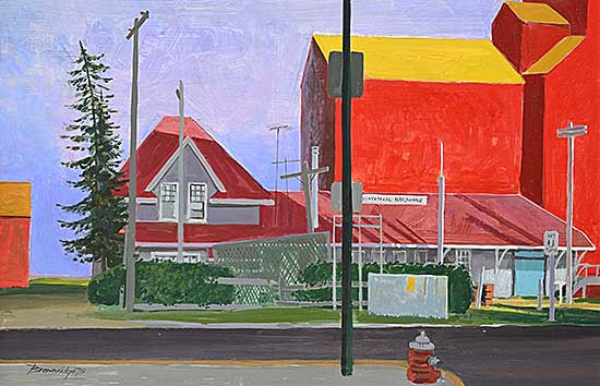 #2045 ~ Brownridge - Rosetown CN [Birthplace of CN Station, SK.]